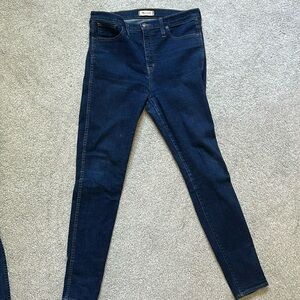 Madewell medium blue skinny jeans